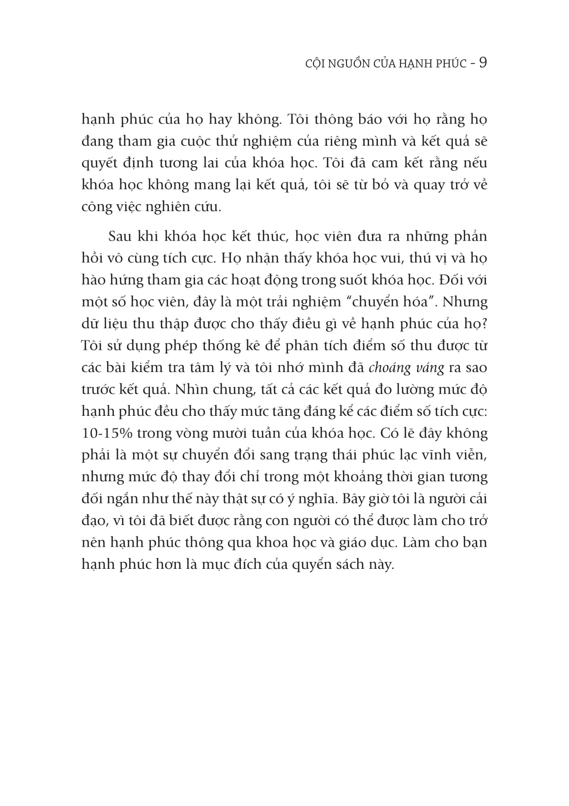 Coi Nguon Cua Hanh Phuc - The Science Of Happiness - Seven Lessons For Living Well