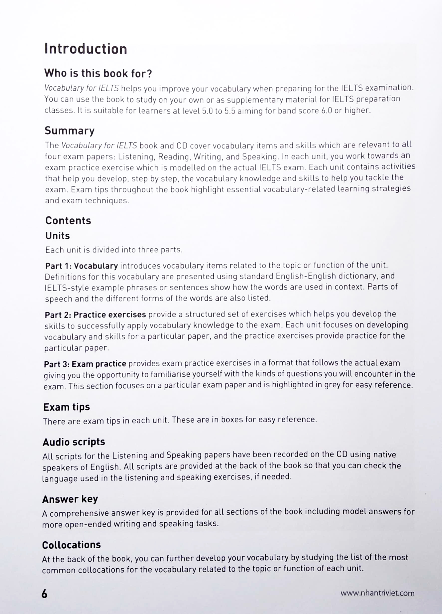 collins english for exams - vocabulary for ielts (2022)