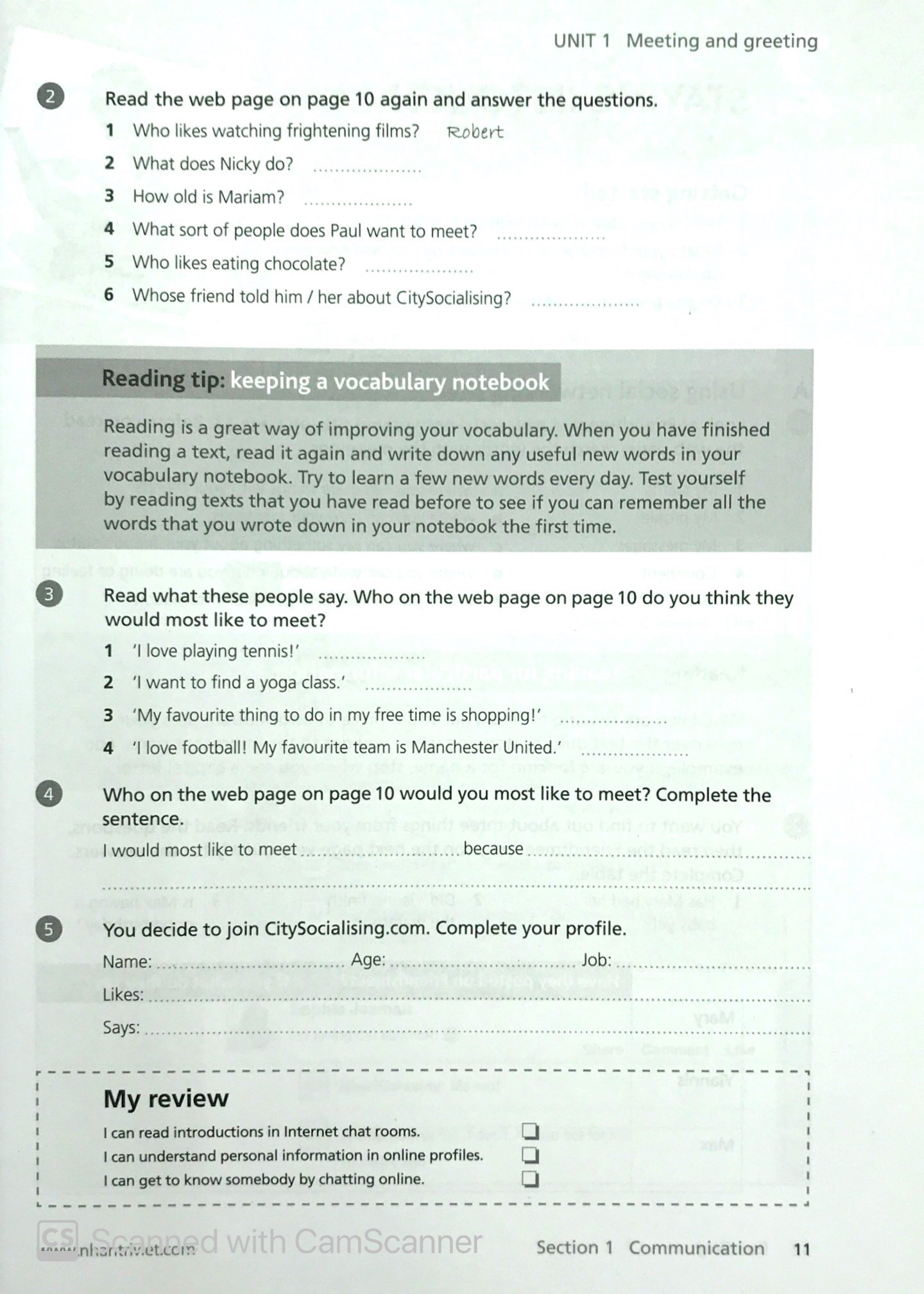 collins english for life_reading_a2 pre-intermediate