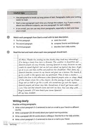 collins english for life_writing_a2 pre-intermediate
