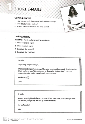 collins english for life_writing_a2 pre-intermediate