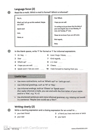 collins english for life_writing_a2 pre-intermediate
