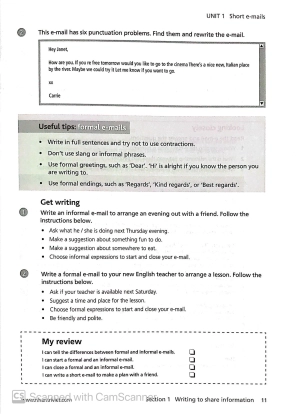 collins english for life_writing_a2 pre-intermediate