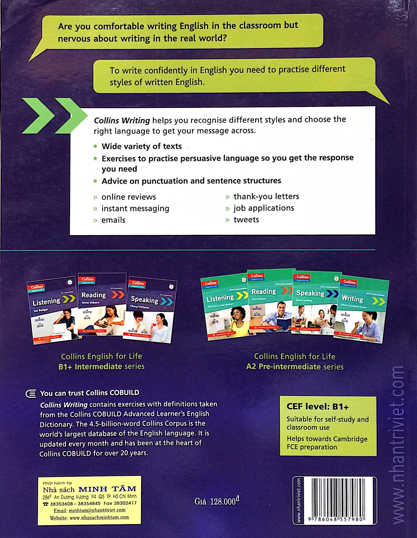 collins english for life - writing b1 + intermediate