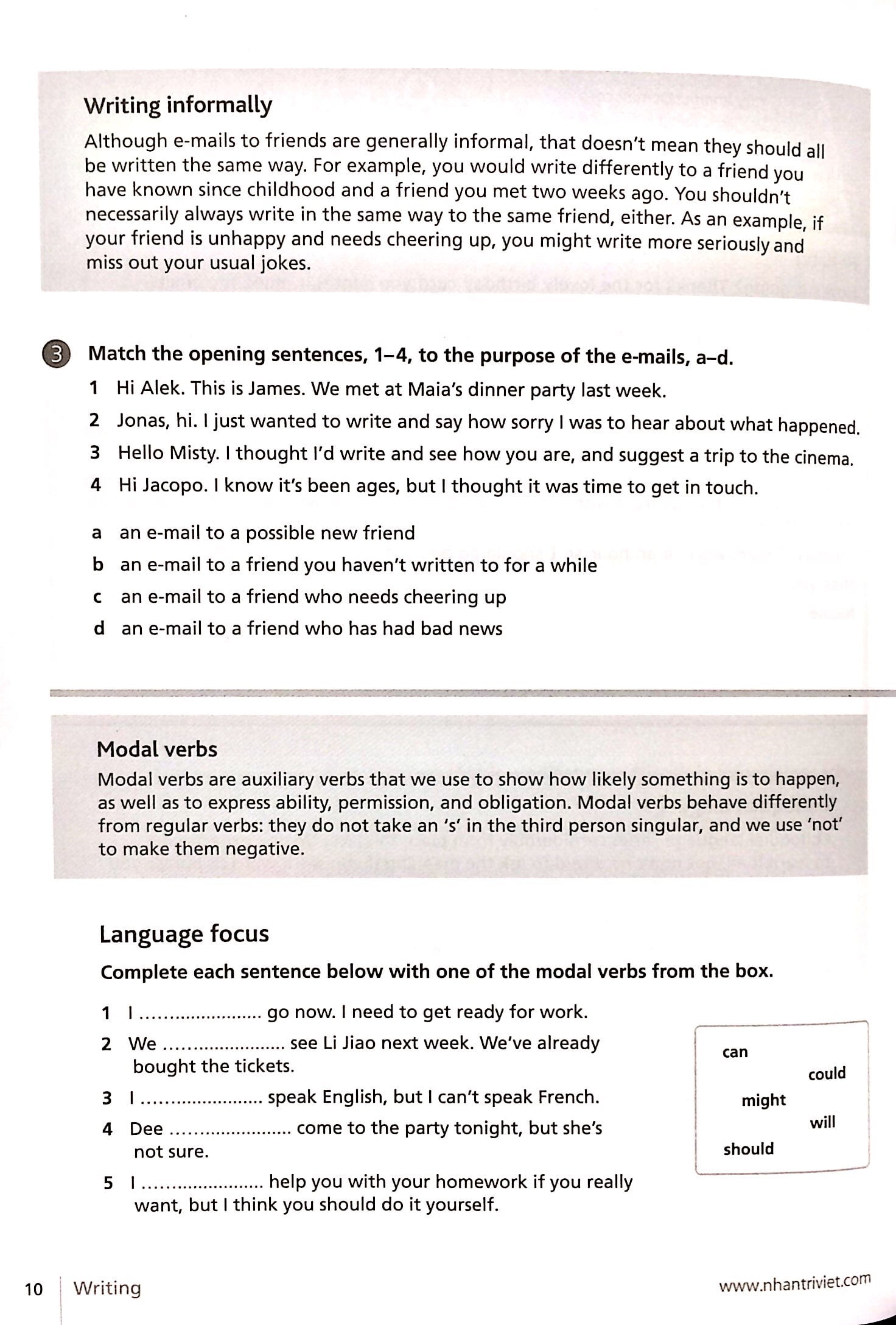 collins english for life - writing b1 + intermediate
