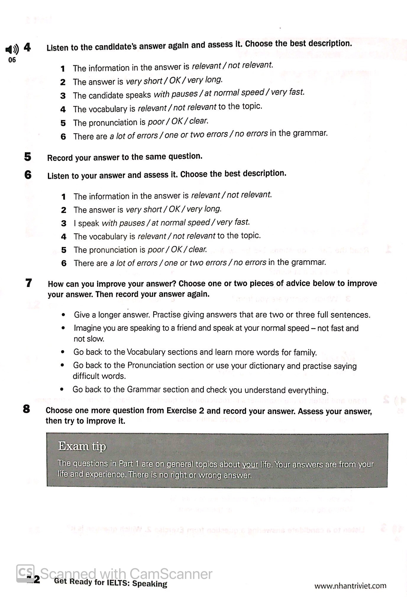 collins - get ready for ielts - speaking - pre-intermediate a2+ (tái bản 2023)