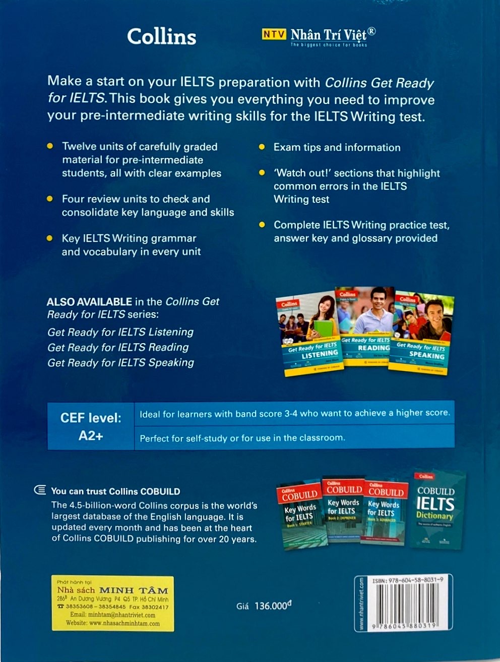 collins - get ready for ielts - writing (pre - intermediate a2+)