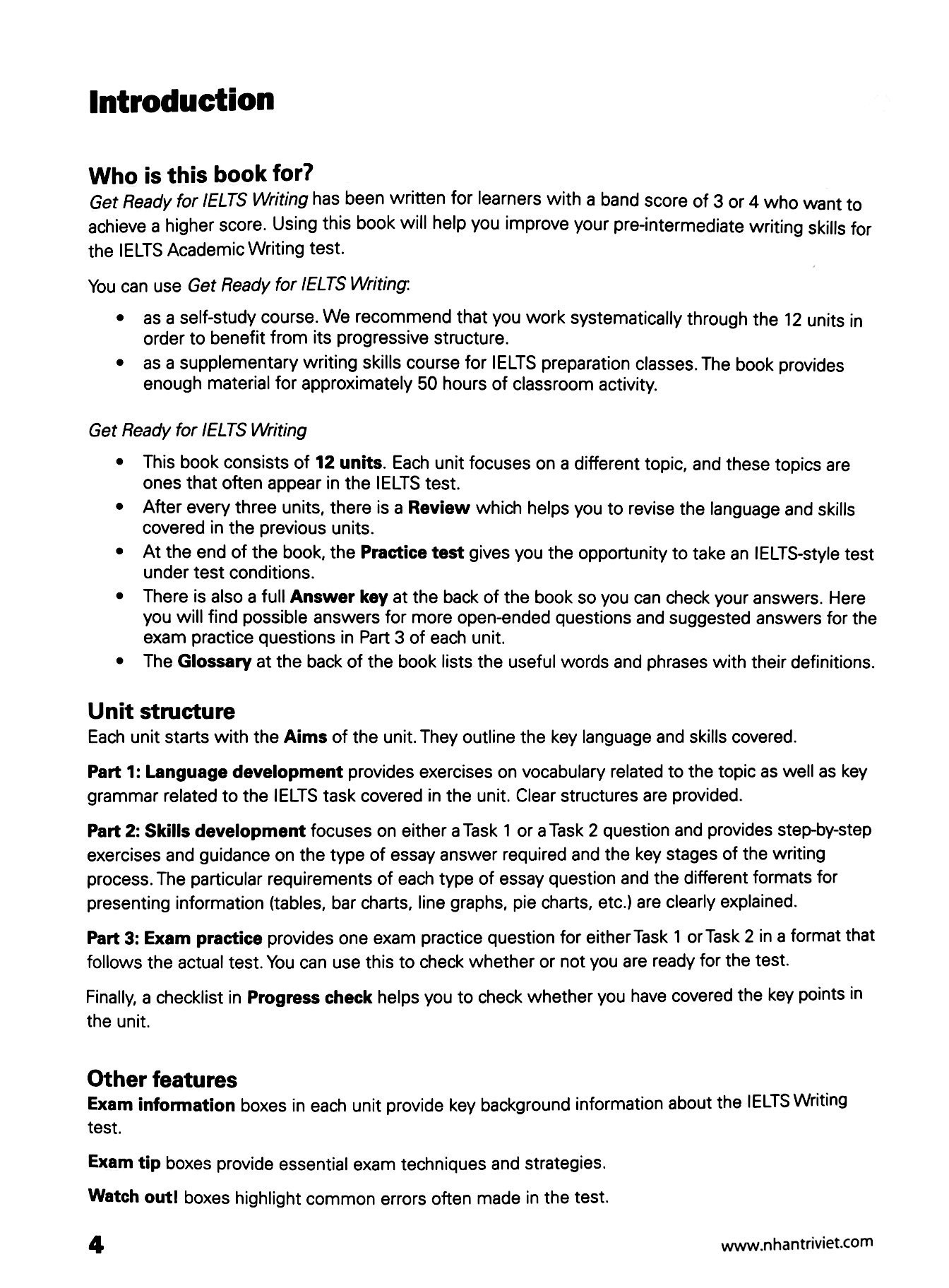 collins - get ready for ielts - writing (pre - intermediate a2+)