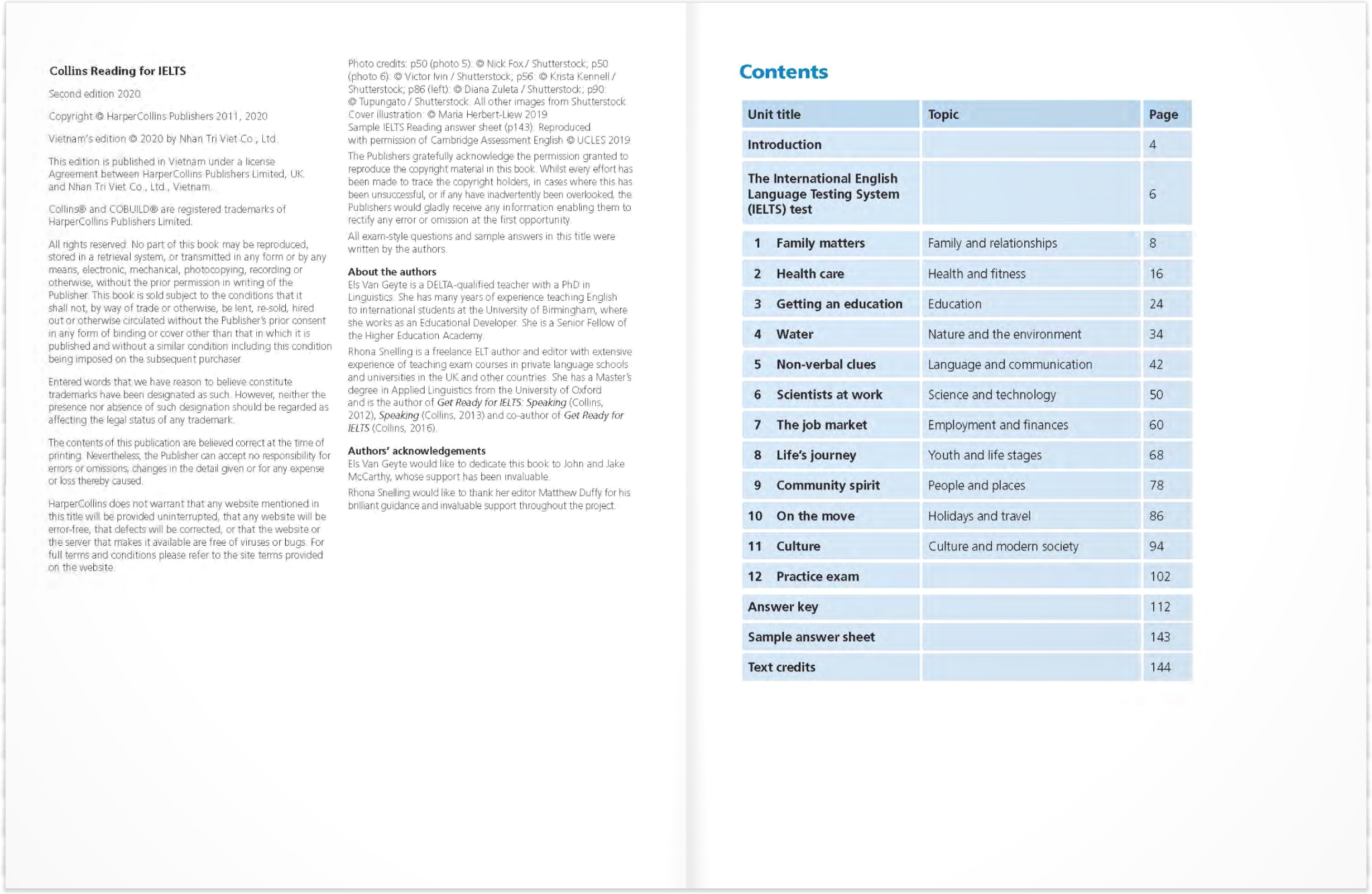 collins reading for ielts - 2nd edition