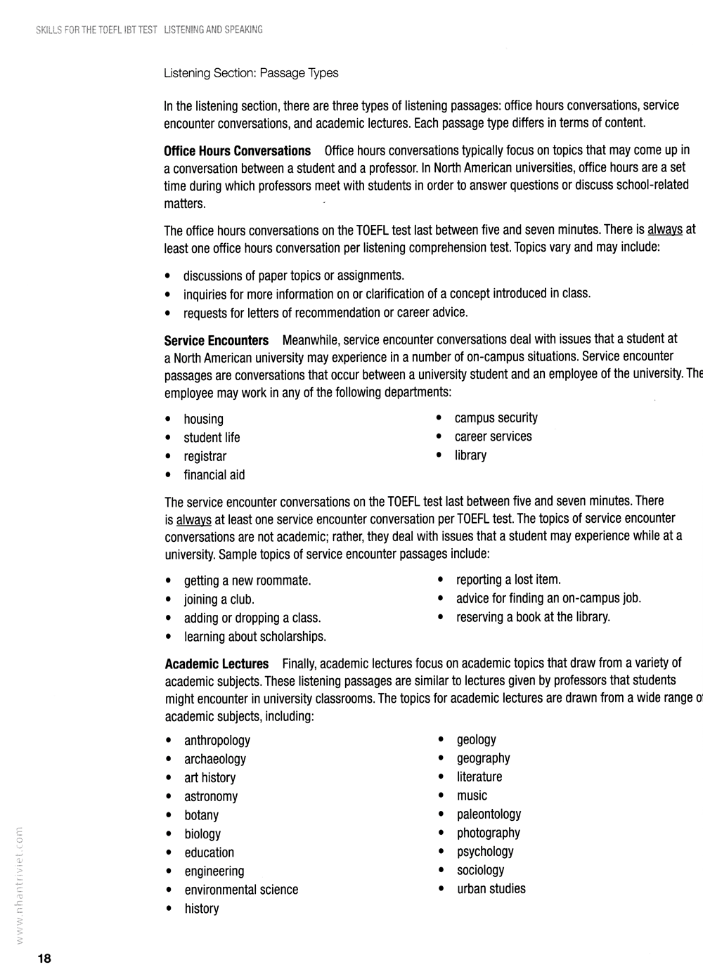 collins skills for the toefl ibt test - listening and speaking (kèm cd)