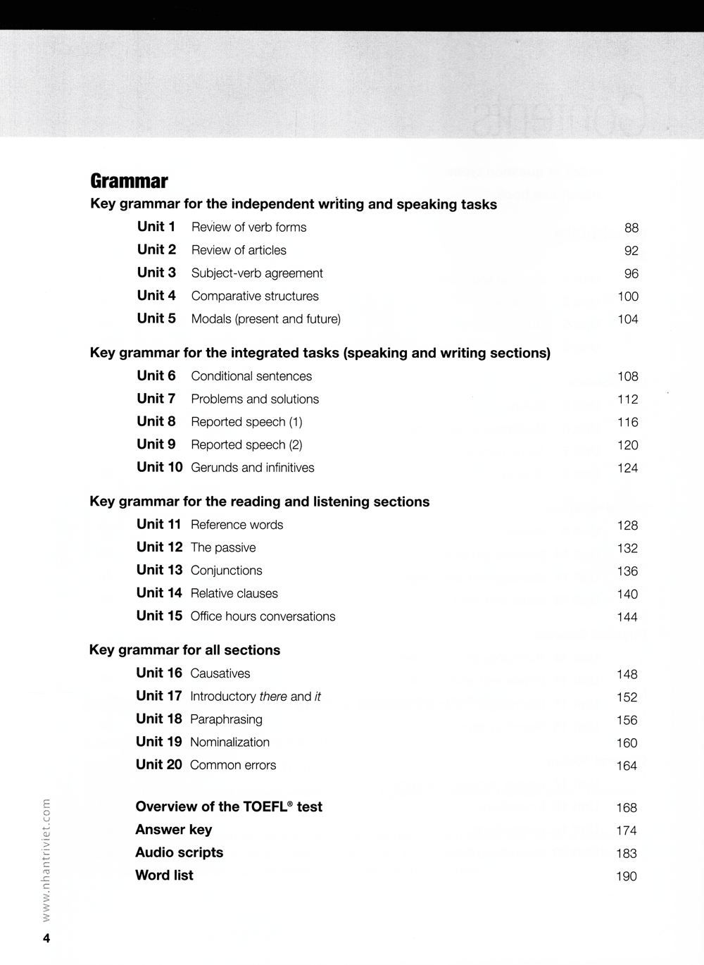 collins vocabulary and grammar for the toefl test (kèm cd)
