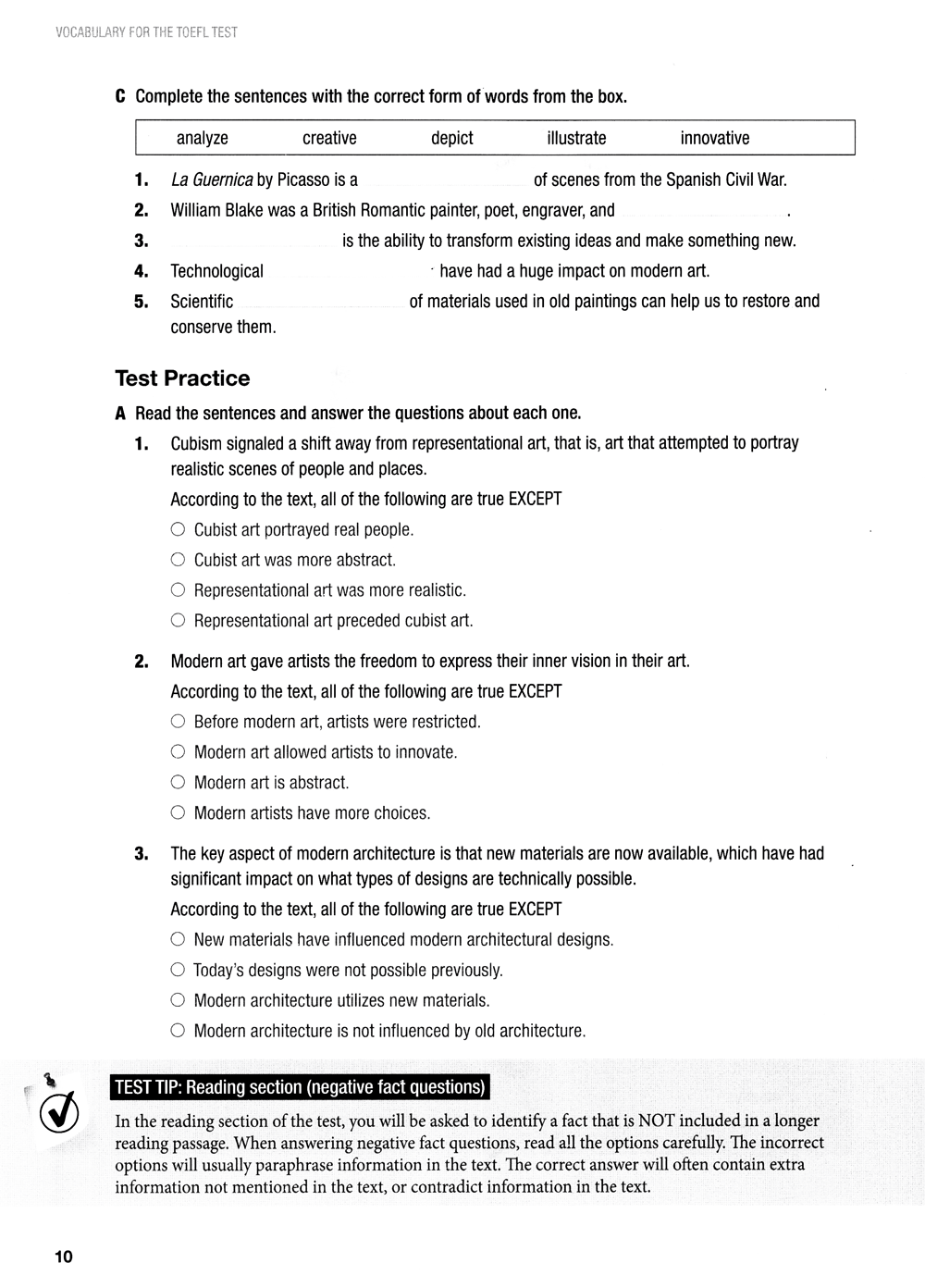 collins vocabulary and grammar for the toefl test (kèm cd)
