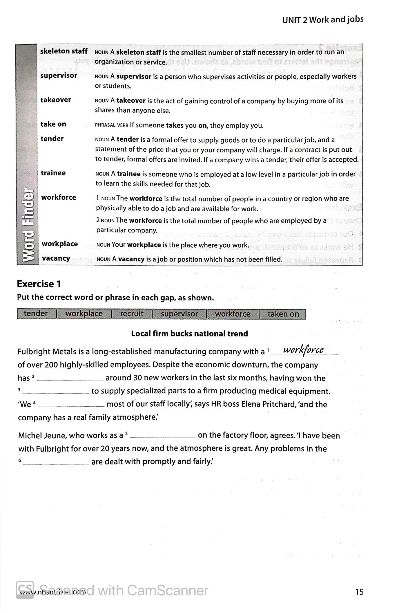 collins work on your vocabulary - advanced c1