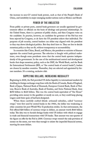 collusion: how central bankers rigged the world