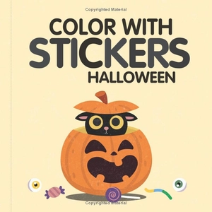 color with stickers - halloween