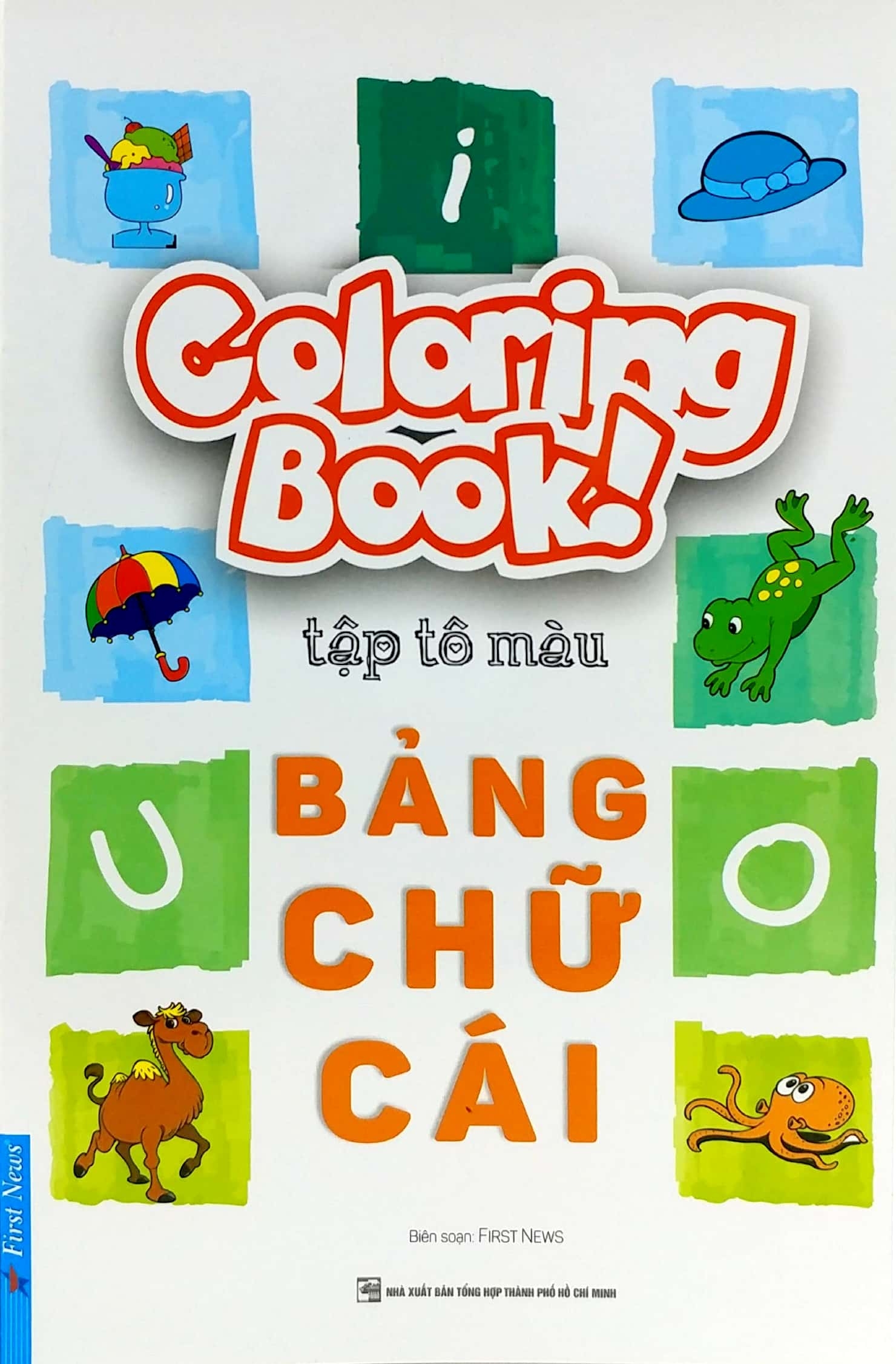 coloring book - tập tô màu - bảng chữ cái (tái bản)