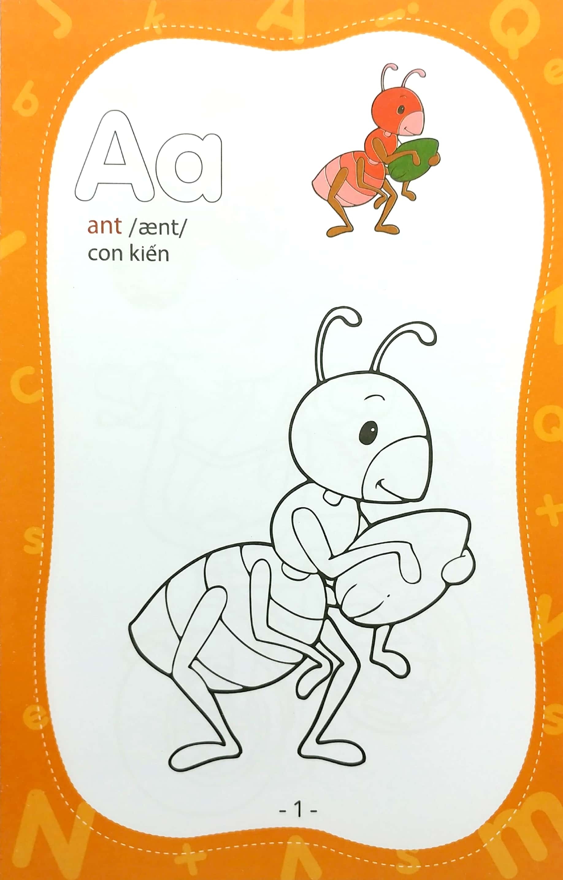 coloring book - tập tô màu - bảng chữ cái (tái bản)