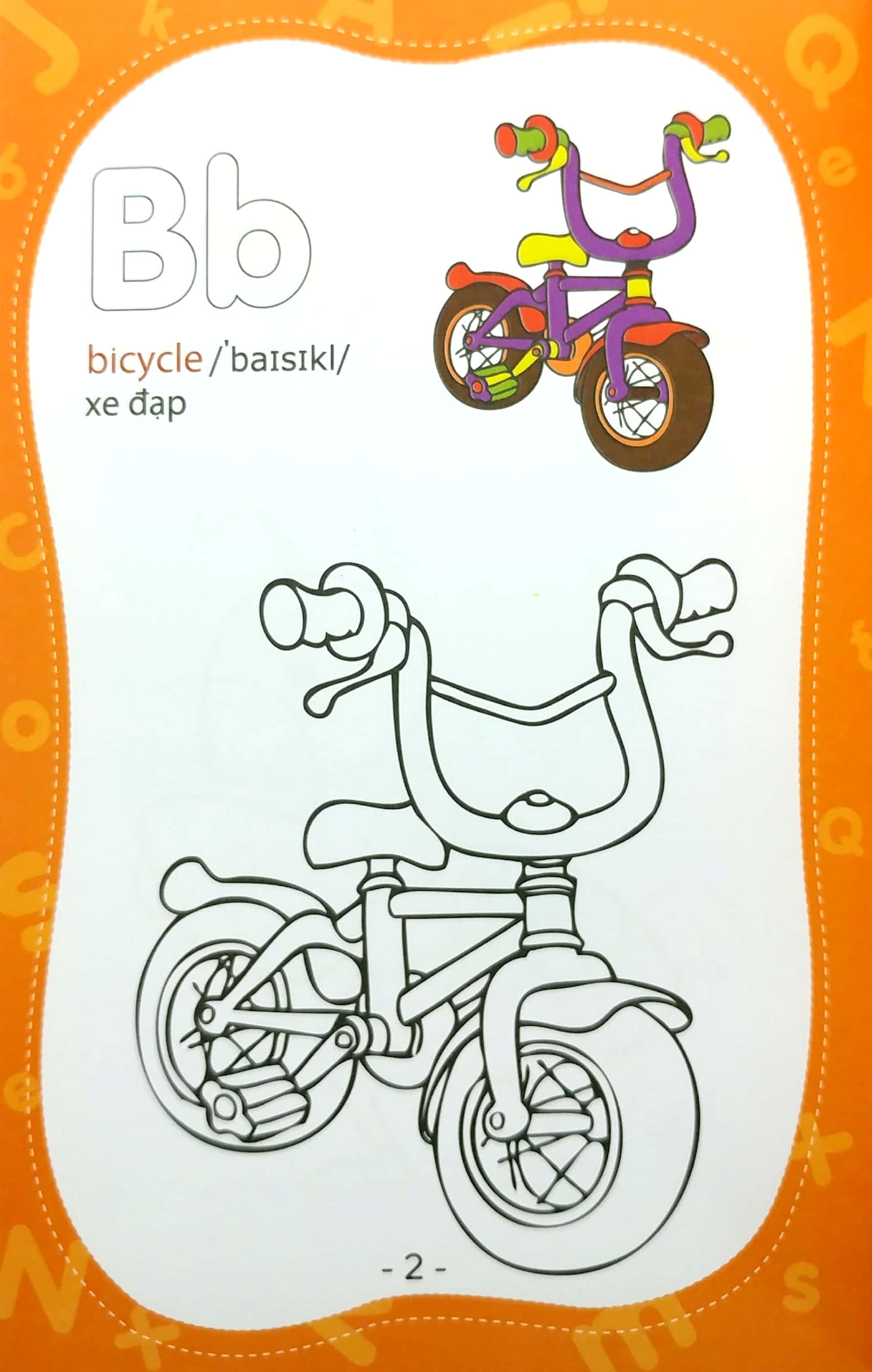 coloring book - tập tô màu - bảng chữ cái (tái bản)