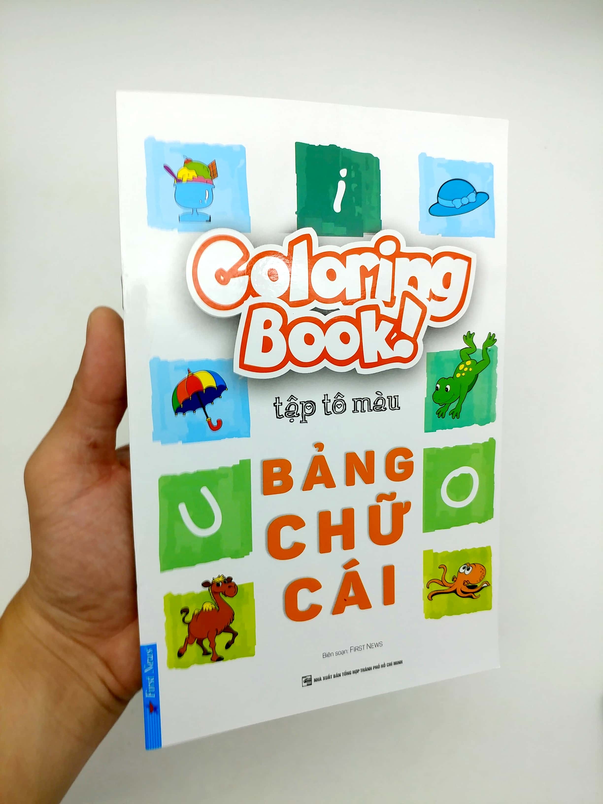 coloring book - tập tô màu - bảng chữ cái (tái bản)