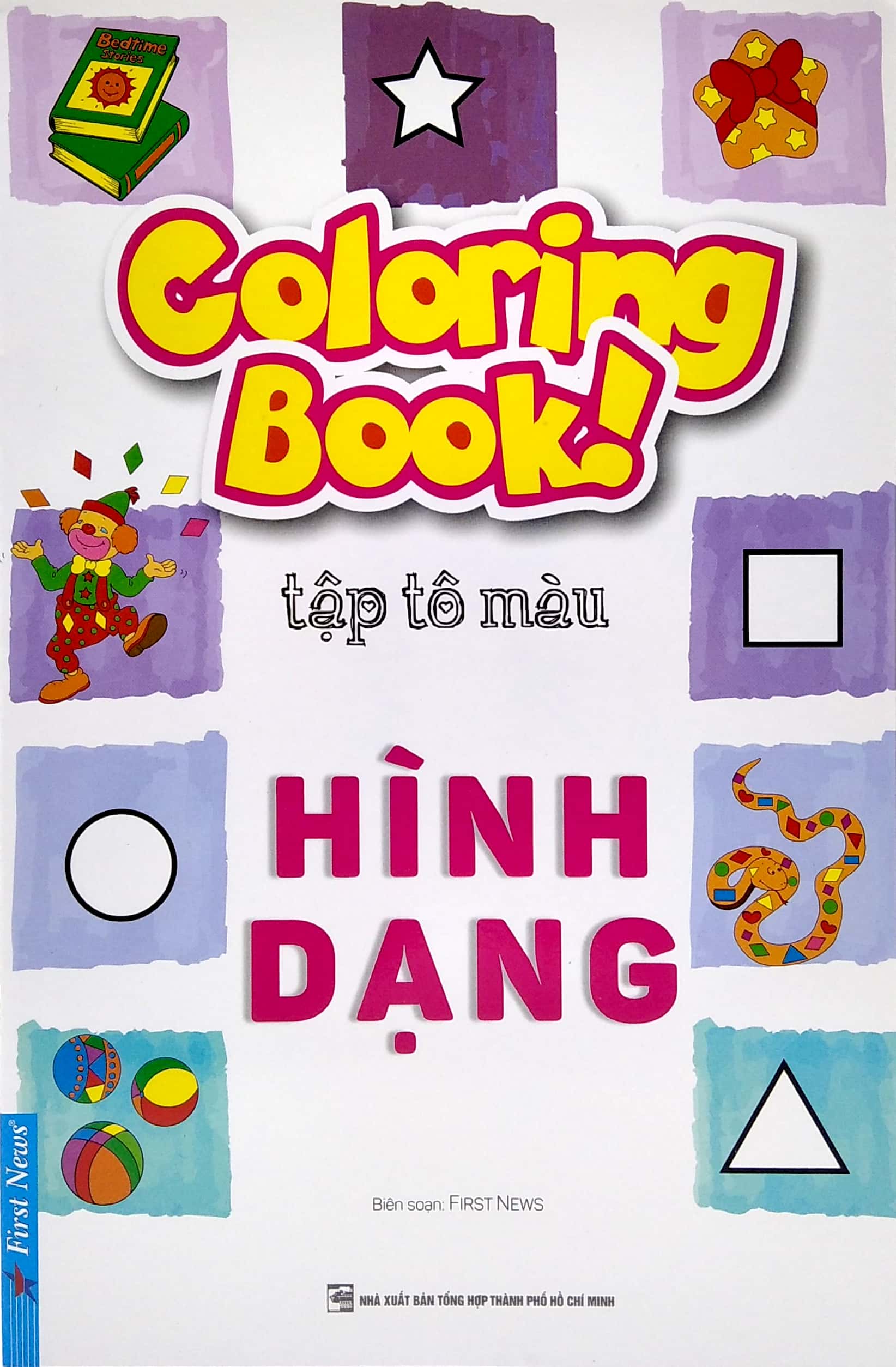 coloring book - tập tô màu - hình dạng (tái bản 2020)