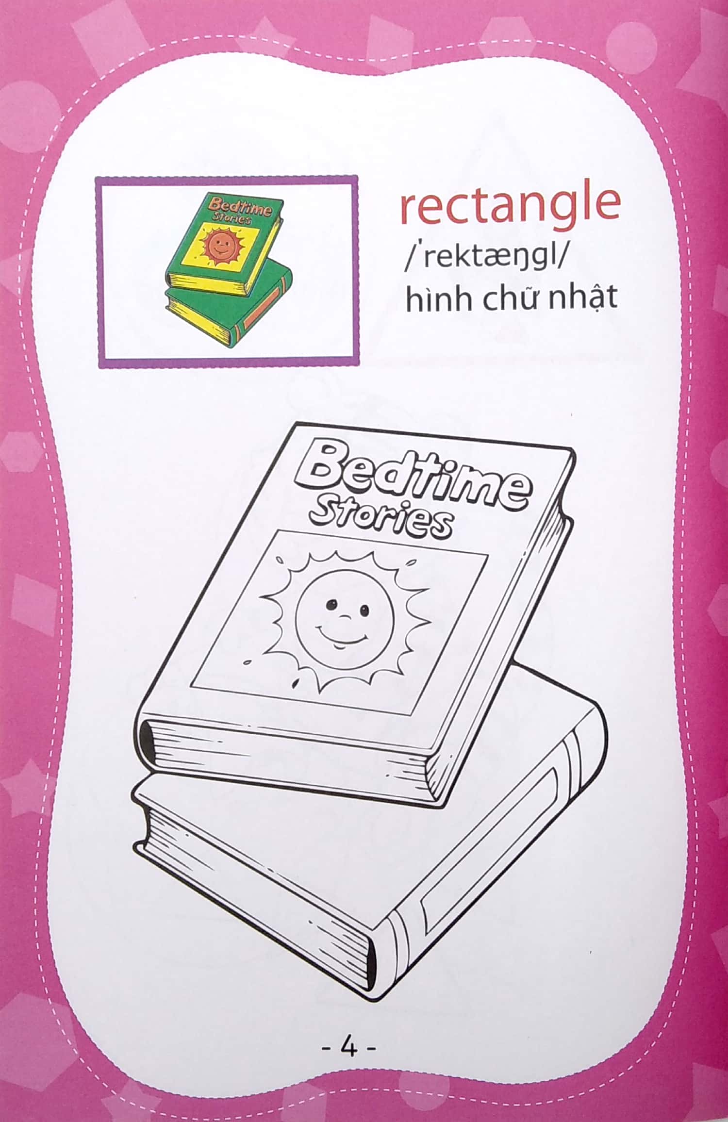 coloring book - tập tô màu - hình dạng (tái bản 2020)