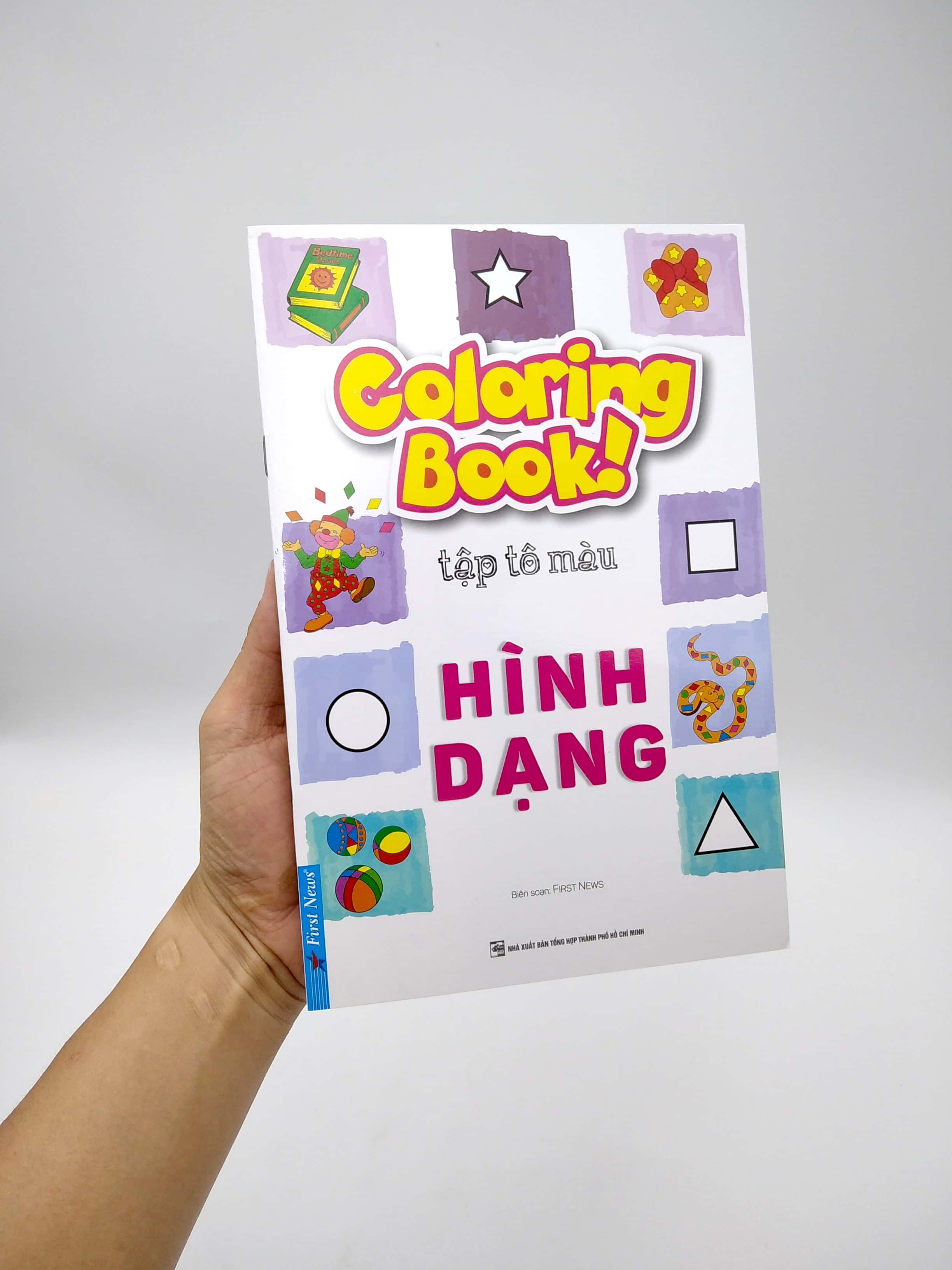 coloring book - tập tô màu - hình dạng (tái bản 2020)
