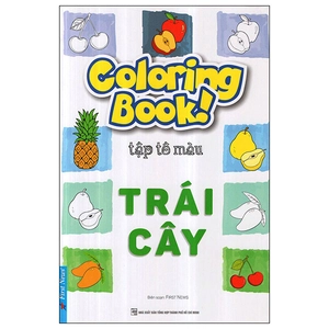 coloring book - tập tô màu - trái cây