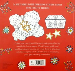 colouring book boxes: christmas