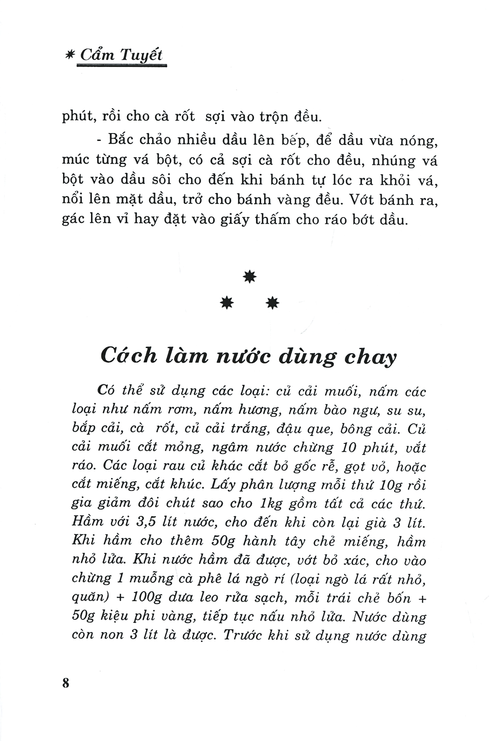 cơm chay bốn món