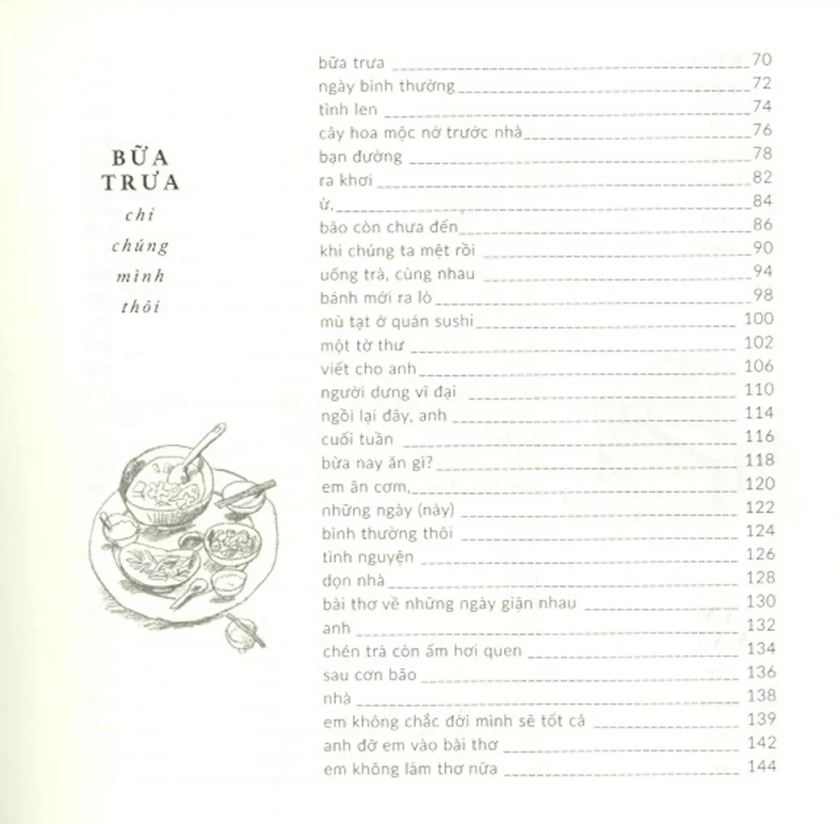 cơm nhà nói chung là êm