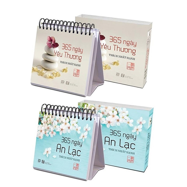 combo 365 ngày an lạc + 365 ngày yêu thương (bộ 2 cuốn)