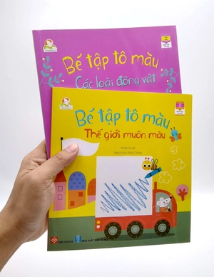 combo - bé tập tô màu (bộ 2 cuốn)