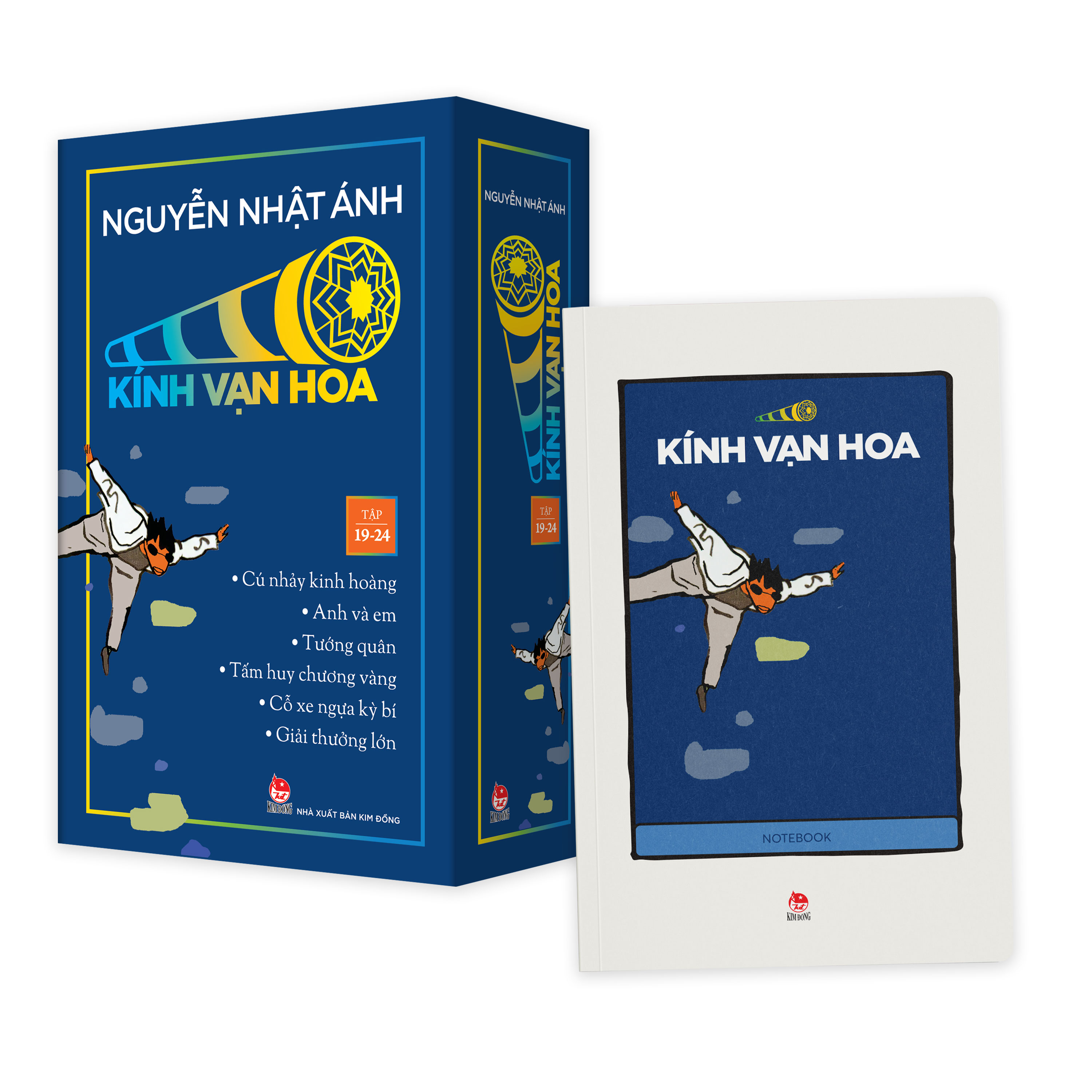 Combo Boxset Kính Vạn Hoa - Bộ Kỉ Niệm 30 Năm: Box 1 - 9 (Bộ 9 Hộp) - Tặng Kèm 9 Sổ Tay Kính Vạn Hoa + 1 Túi Vải Canvas Kính Vạn Hoa