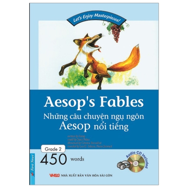 combo happy reader - aesop's fables (sách kèm cd)