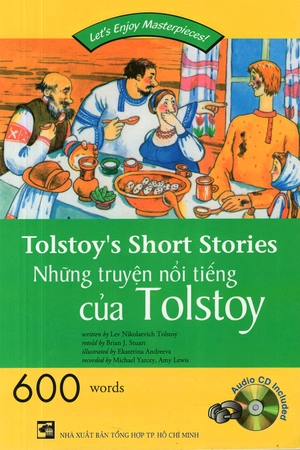 combo happy reader: tolstoy's short stories (sách kèm cd)
