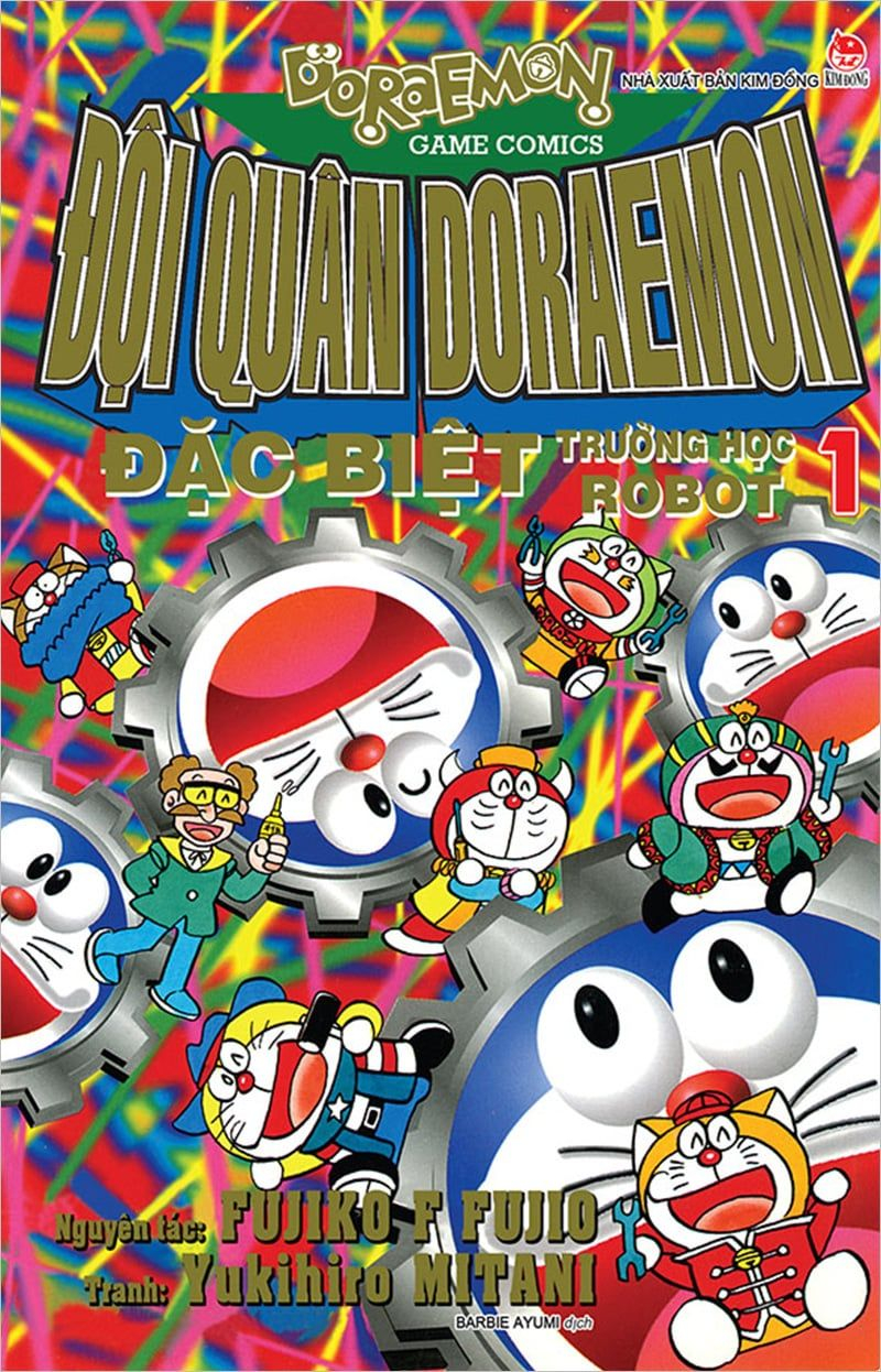 combo manga - đội quân doraemon đặc biệt - trường học robot: tập 1 - 3 (bộ 3 tập)