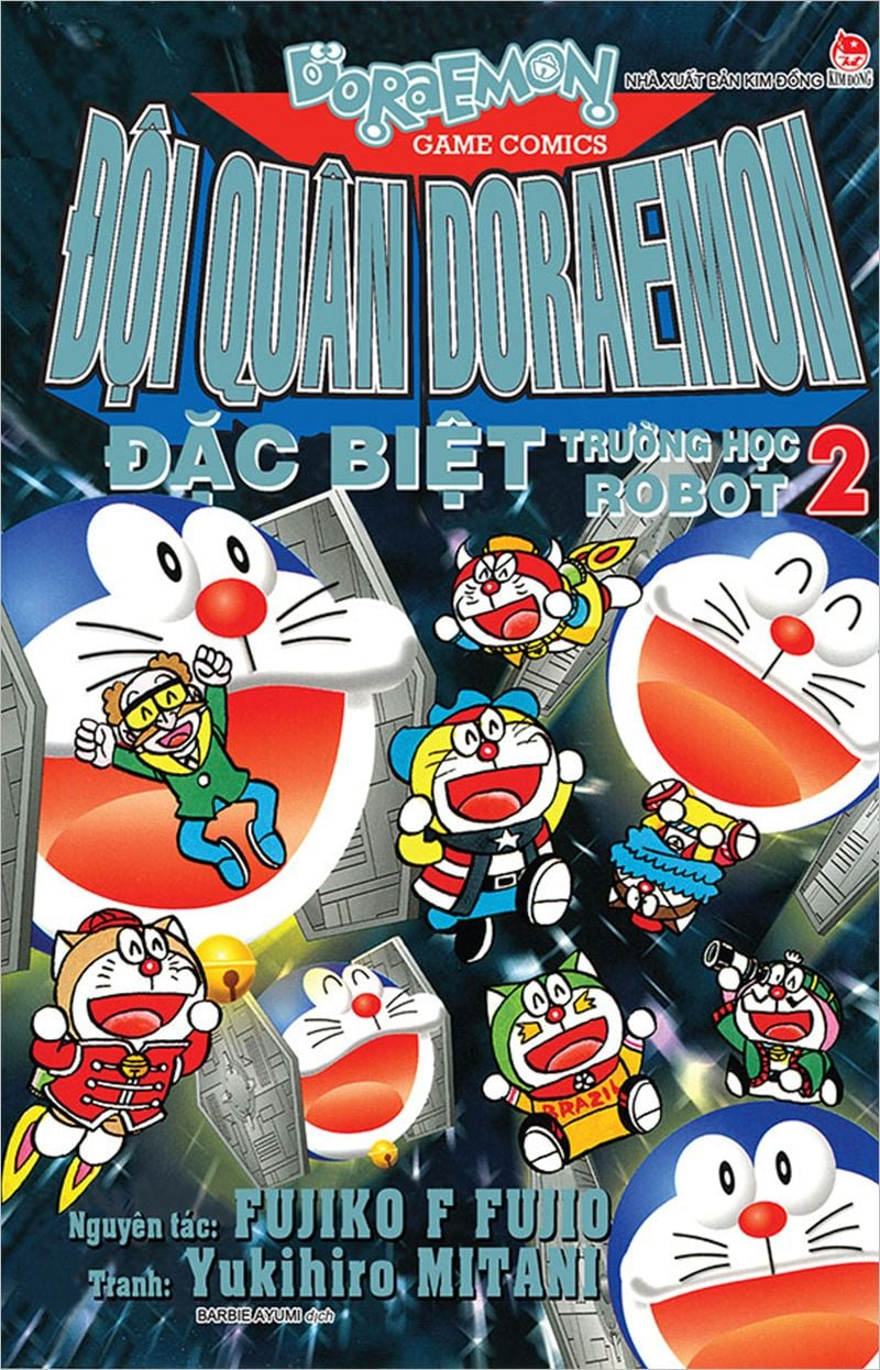 combo manga - đội quân doraemon đặc biệt - trường học robot: tập 1 - 3 (bộ 3 tập)