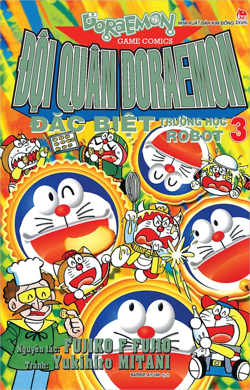 combo manga - đội quân doraemon đặc biệt - trường học robot: tập 1 - 3 (bộ 3 tập)