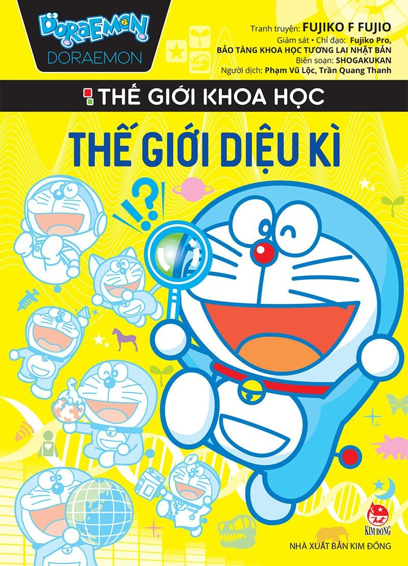combo manga - doraemon - thế giới khoa học (bộ 5 tập)