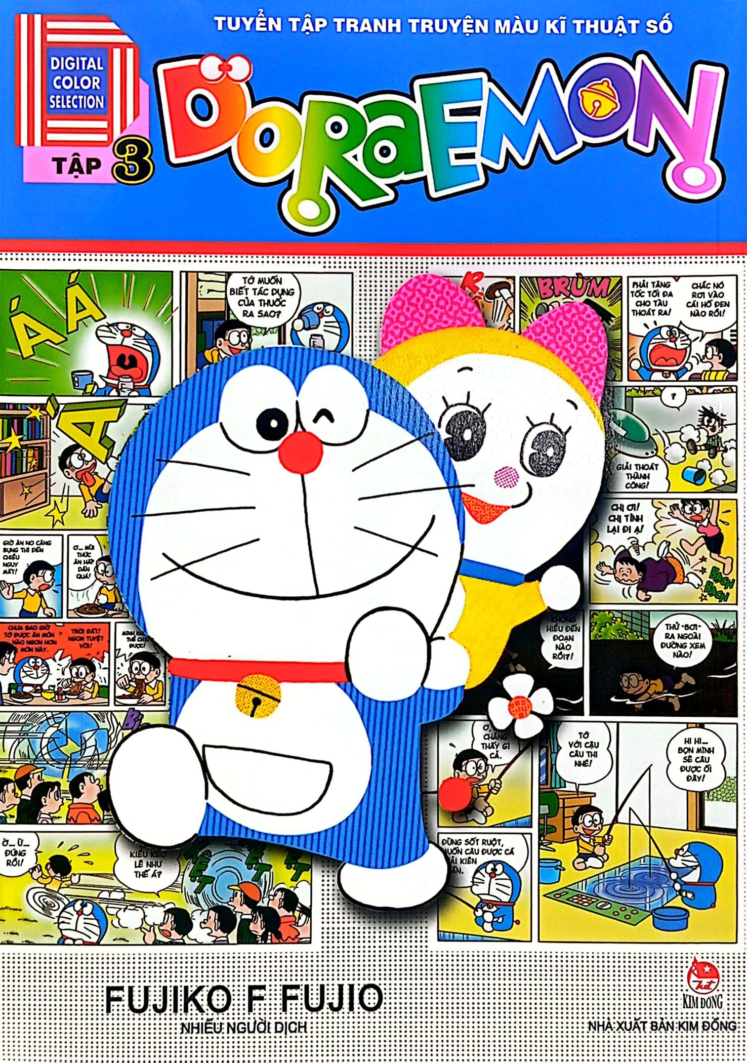 combo manga - doraemon - tuyển tập tranh truyện màu kĩ thuật số: tập 1 - 6 (bộ 6 tập)