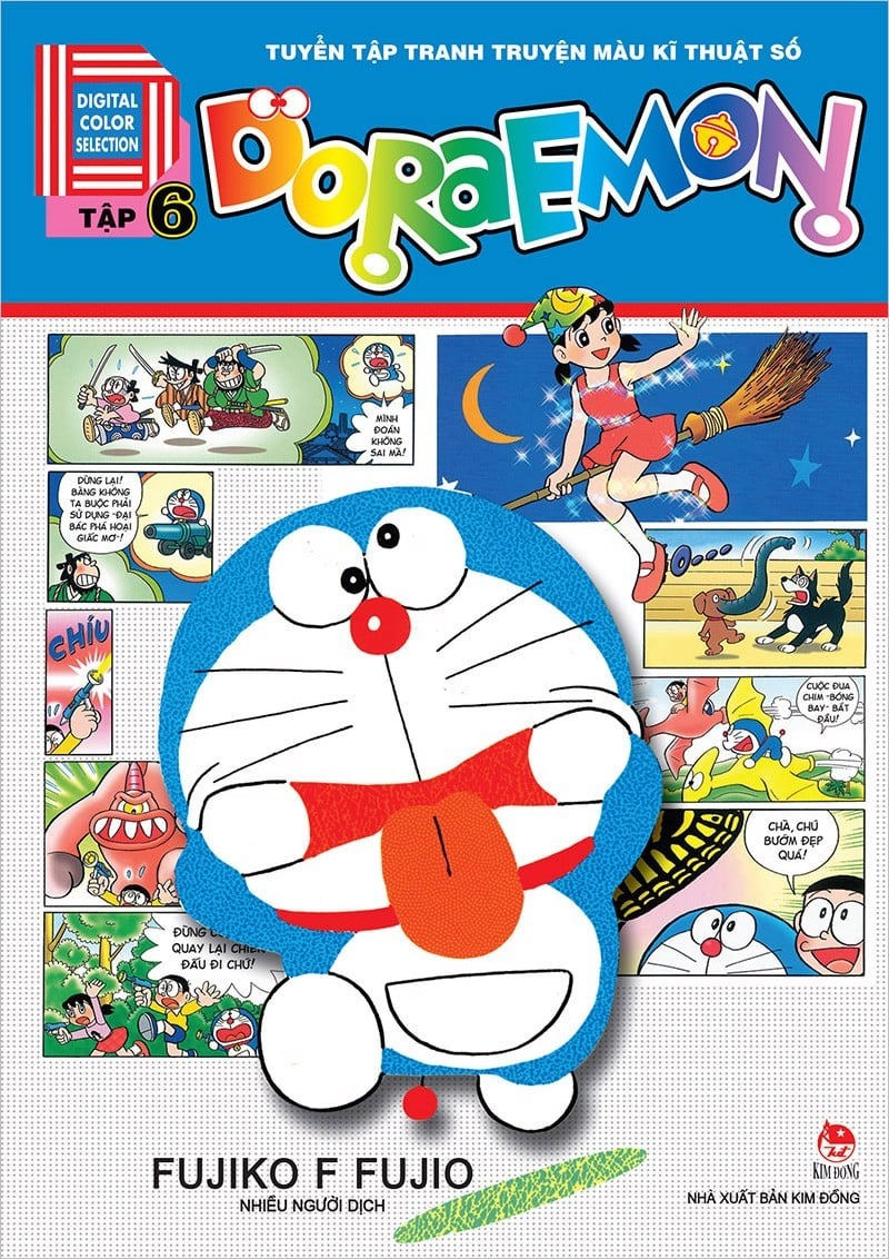 combo manga - doraemon - tuyển tập tranh truyện màu kĩ thuật số: tập 1 - 6 (bộ 6 tập)