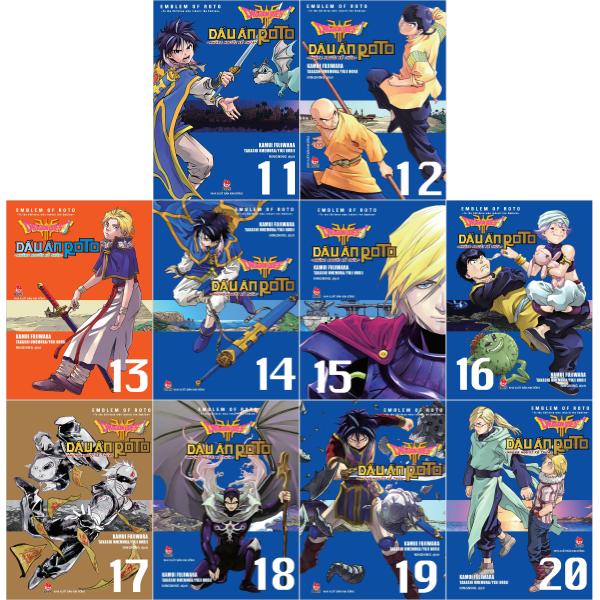 Combo Manga - Dragon Quest - Dau An Roto - Nhung Nguoi Ke Thua: Tap 11 - 20 (Bo 10 Tap)