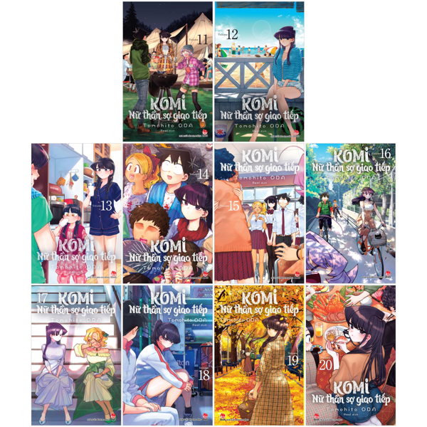 Combo Manga - Komi - Nu Than So Giao Tiep: Tap 11 - 20 (Bo 10 Tap)