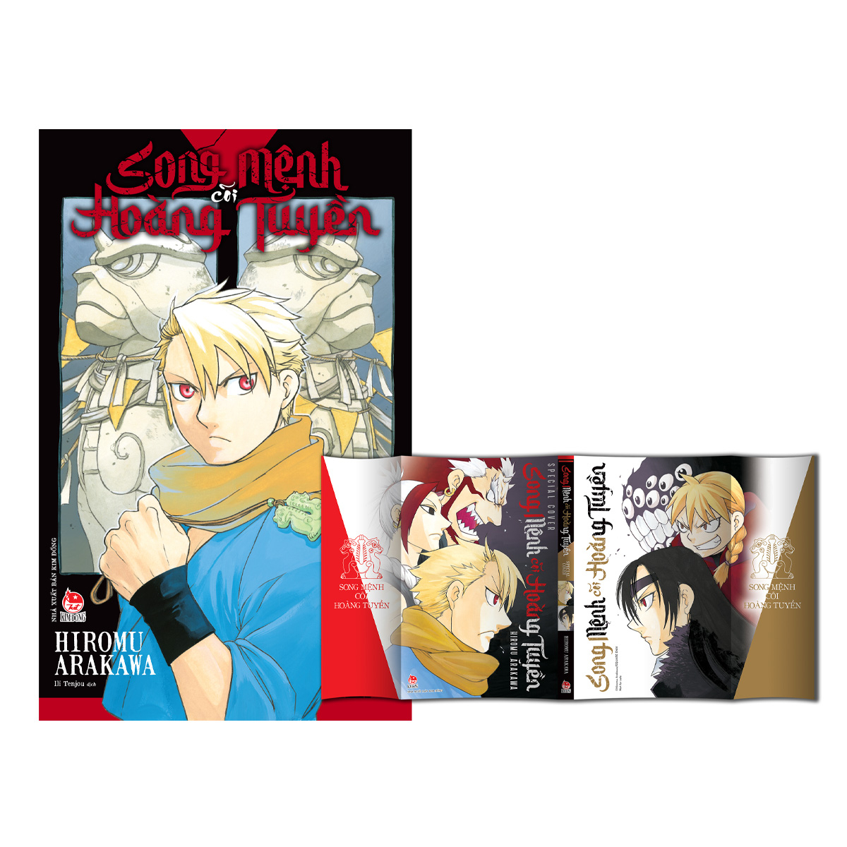 Combo Manga - Song Mệnh Cõi Hoàng Tuyền - Tập 1 - Bản Thường + Bản Đặc Biệt (Bộ 2 Cuốn) - Tặng Kèm Special Cover + Special Cover Metalize + Lịch Để Bàn 2026 + Postcard Metalize + Trang Màu Bổ Sung Từ Tạp Chí + Postcard Có Chữ Kí Tác Giả
