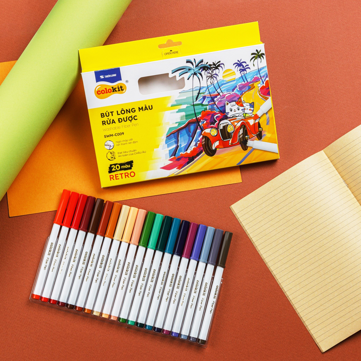 combo quà tặng tô màu bé gái - combo 2