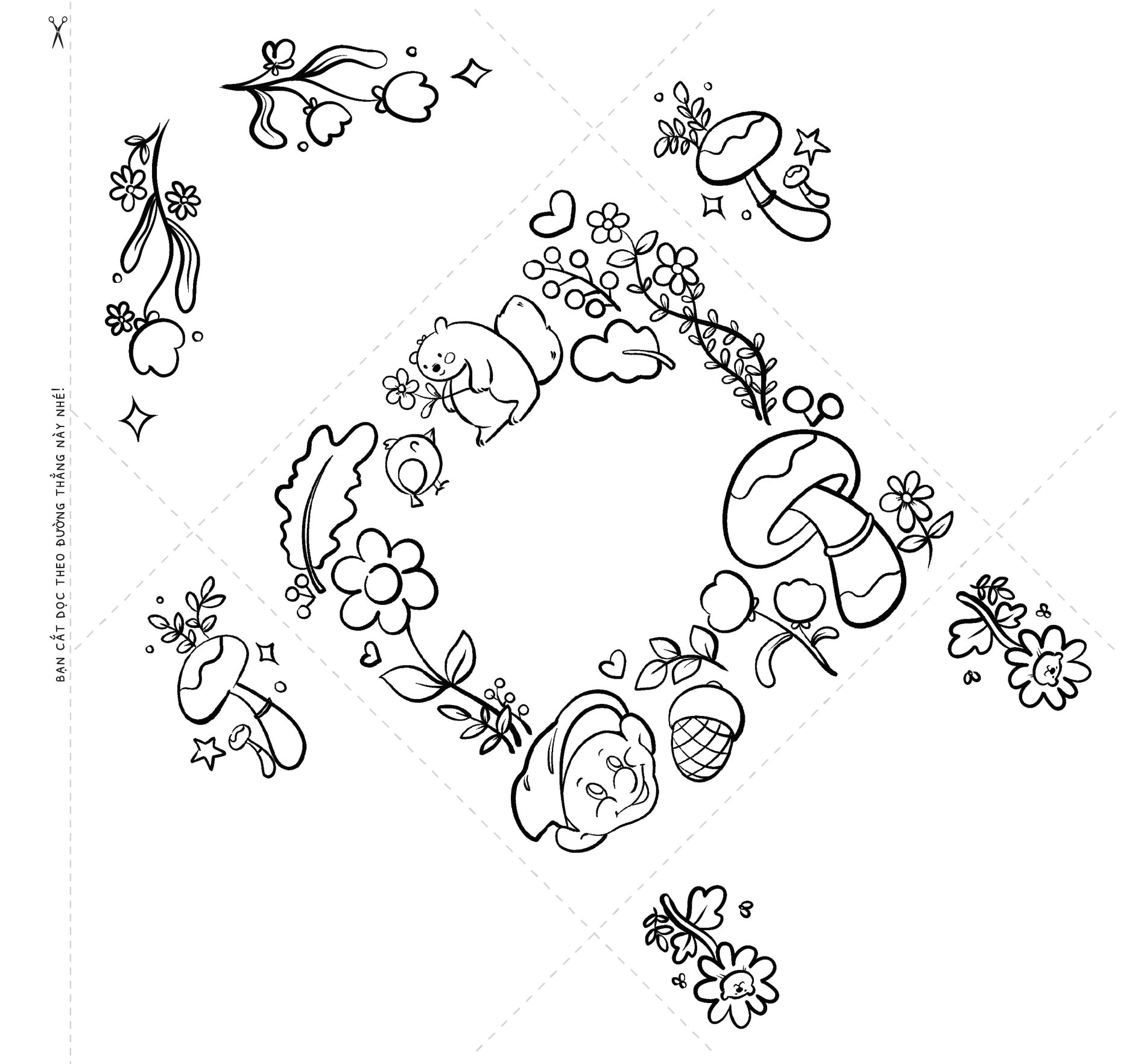 combo quà tặng tô màu bé gái - combo 2