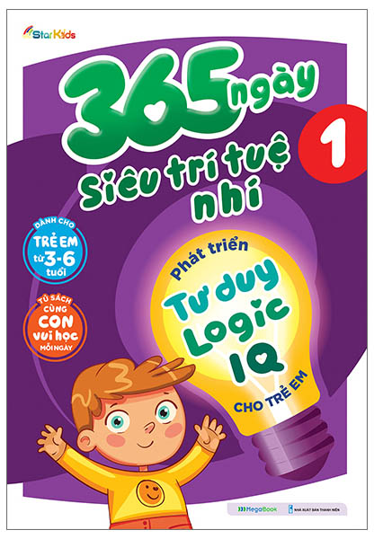 combo sách 365 ngày siêu trí tuệ nhí - phát triển tư duy logic iq cho trẻ em (bộ 5 cuốn)