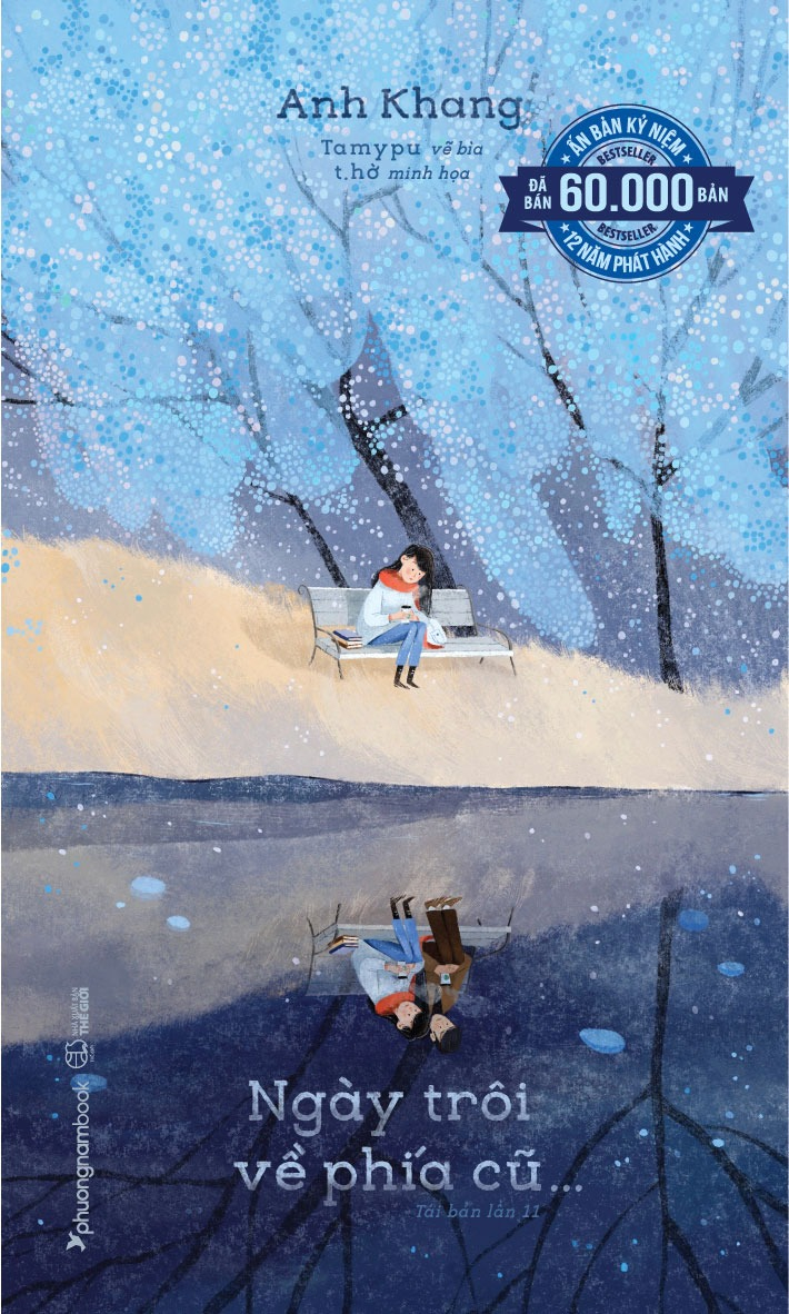 combo sách anh khang - ngày trôi về phía cũ + bước qua nước mắt, tự khắc trưởng thành (bộ 2 cuốn) - tặng kèm sách thả thính chân kinh