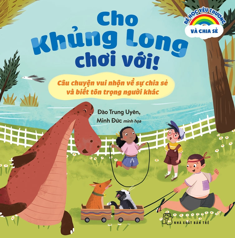 combo sách bé học yêu thương và chia sẻ - ai là siêu sao? + bảy bông hoa của gấu con + cho khủng long chơi với! (bộ 3 cuốn)