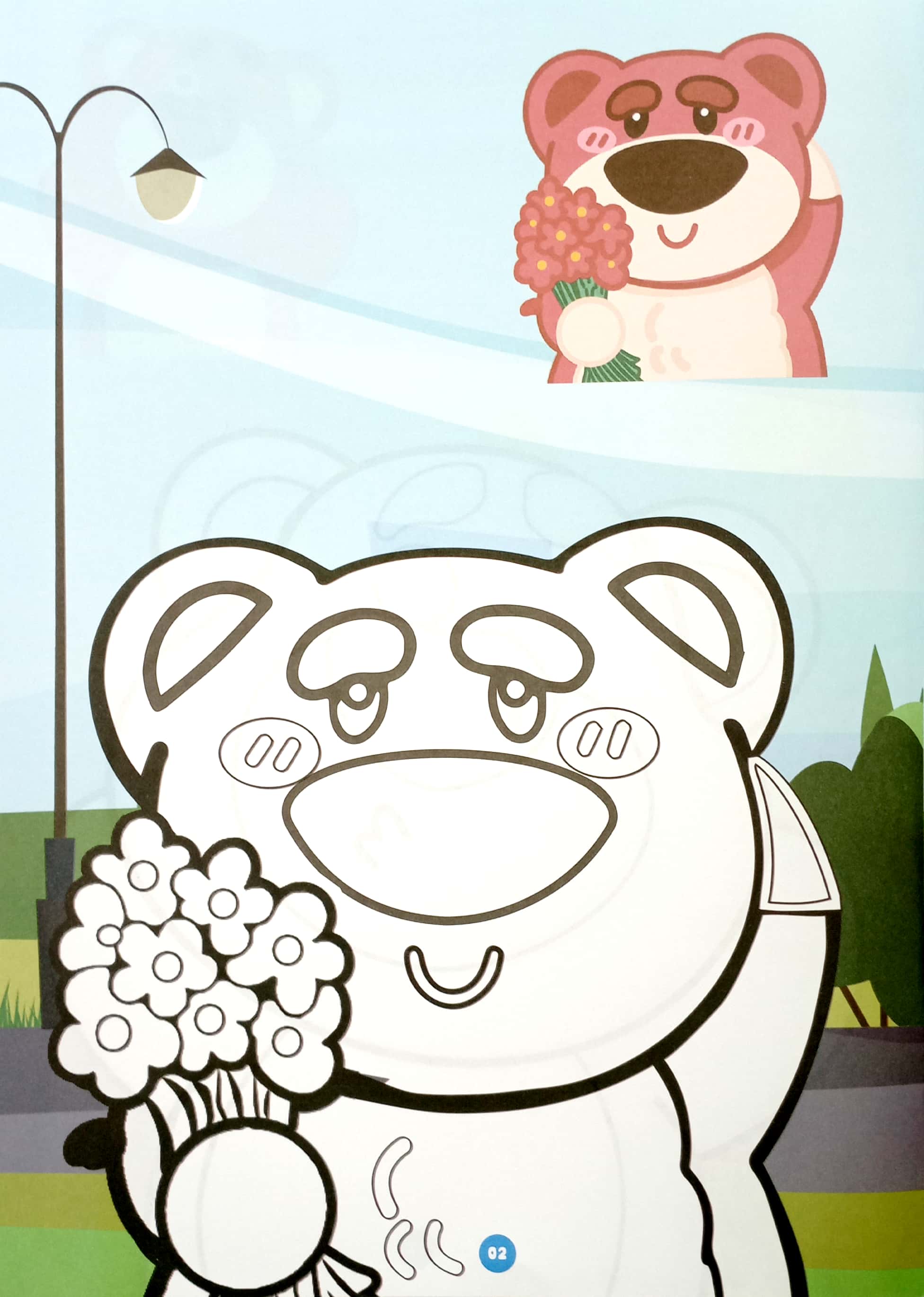 combo sách bé tô màu lotso (bộ 4 cuốn)